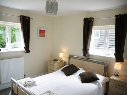 One of the bedrooms at Rookyard Cottage