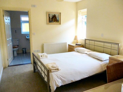 One of the bedrooms at Swallow Barn