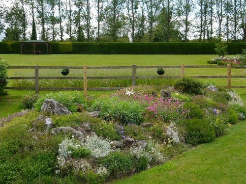 Just a very small part of the extensive gardens, with the paddock beyond